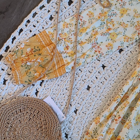 NEW SUMMER BO HO MULTI XS  MAXI DRESS LOMG SLEEVES - Picture 6 of 16